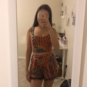 2 Piece tank and flowy shorts